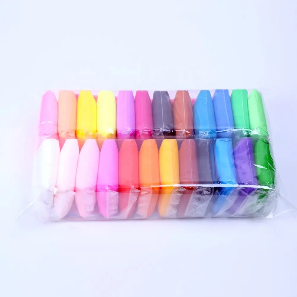 educational 3D magic air dry clay, High quality 12 colors super light soft clay supplier