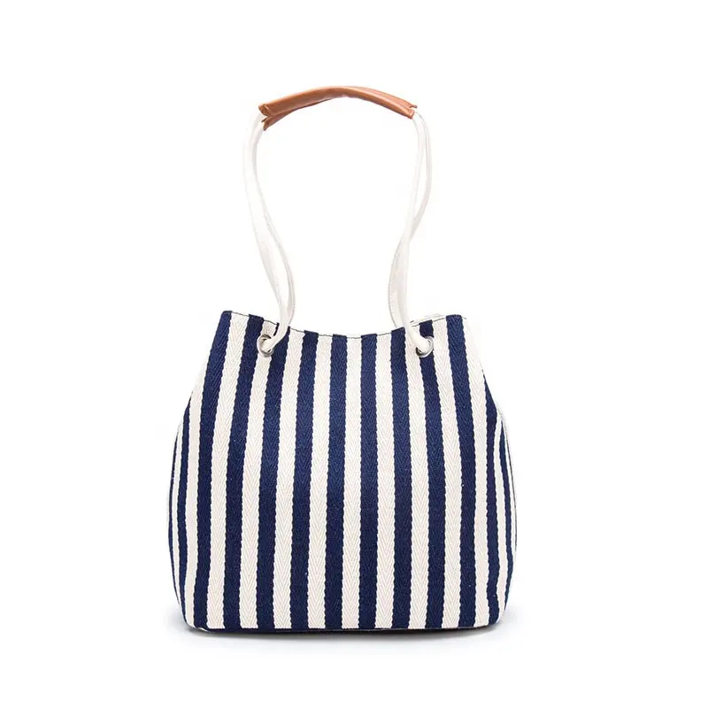 Sac à main en toile et cuir pour femmes, vente en gros de bonne qualité, fourre-tout, sac de Shopping de styliste, petits sacs de Shopping