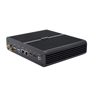 Dual LAN 2 Ethernet Fanless Mini PC Computer Core I7 I5 I3 12v Win10 Linux HTPC per uso industriale con noi & CN spine nuovi" - Product Image 5