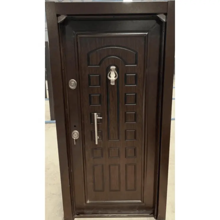 Fournisseurs chinois Offre Spéciale portes blindées en acier de porte en bois blindée de conception fantaisie pour la conception de porte intérieure