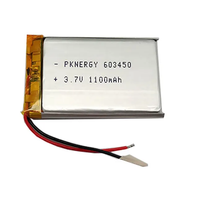 Lp 603450 3.7v flache lithium-polymer lampe akku 1100mAh für telemetrie modul