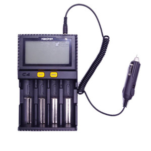 Yeni Miboxer <span class=keywords><strong>C4</strong></span> artı LCD akıllı pil şarj cihazı 18650 14500 26650 21700 için AAA pil