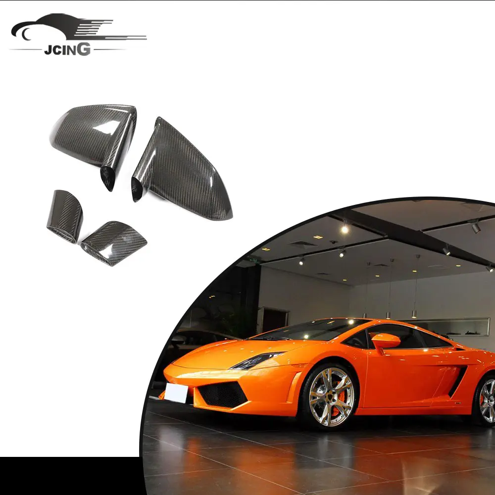 Bất Carbon bên Sợi gương động cơ cho Lamborghin tôi Gallardo LP550 LP560 2008-2014 view side gương