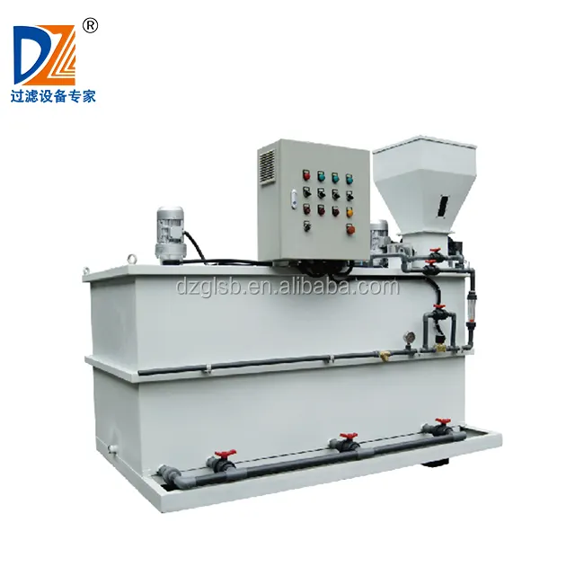 Dzhang-máquina mezcladora de polvo seco automática, sistema de dosificación de polímeros para tratamiento de aguas residuales, 24 horas