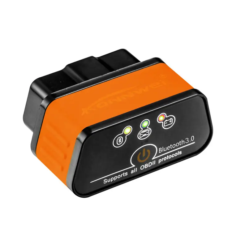 Konnwei scanner automotivo, ferramentas de diagnóstico automotivo, elm327, para carros 12 v, kw903, 3.0, elm 327 obd2 leitor