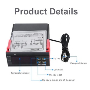Controlador de temperatura Digital LED STC-1000 termostato termorregulador con calentador y enfriador, 12V, 24V, 220V - Product Image 4