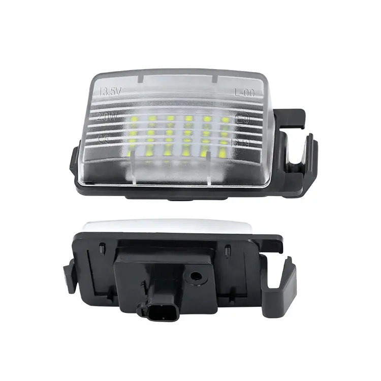 OEM 26510CD00A LED License Plate Luz para NISSAN Versa Pulsar R35 Cube GTR Sentra 350Z Z33 Q60 370Z Z35 Folha