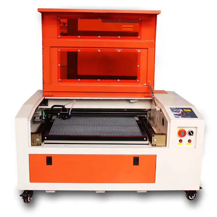 Low cost! small CA-5040 laser engraving machine 50w for advertising with Honeycomb Working Table