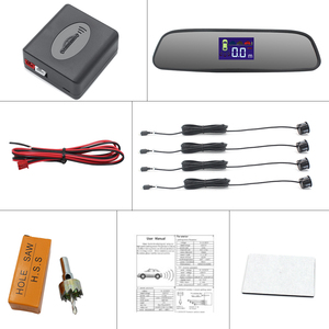 Car Accessories 4 <strong>Sensors</strong> 22mm Buzzer <strong>LED</strong> Parking <strong>Sensor</strong> Kit <strong>Display</strong> Car <strong>Reverse</strong> Backup Radar Monitor System Parking Assistance - Product Image 5