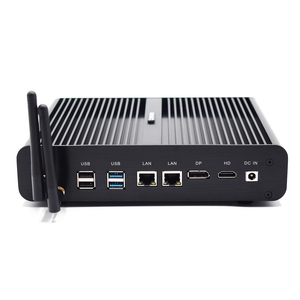 Dual LAN 2 Ethernet Fanless Mini PC Computer Core I7 I5 I3 12v Win10 Linux HTPC per uso industriale con noi & CN spine nuovi" - Product Image 6