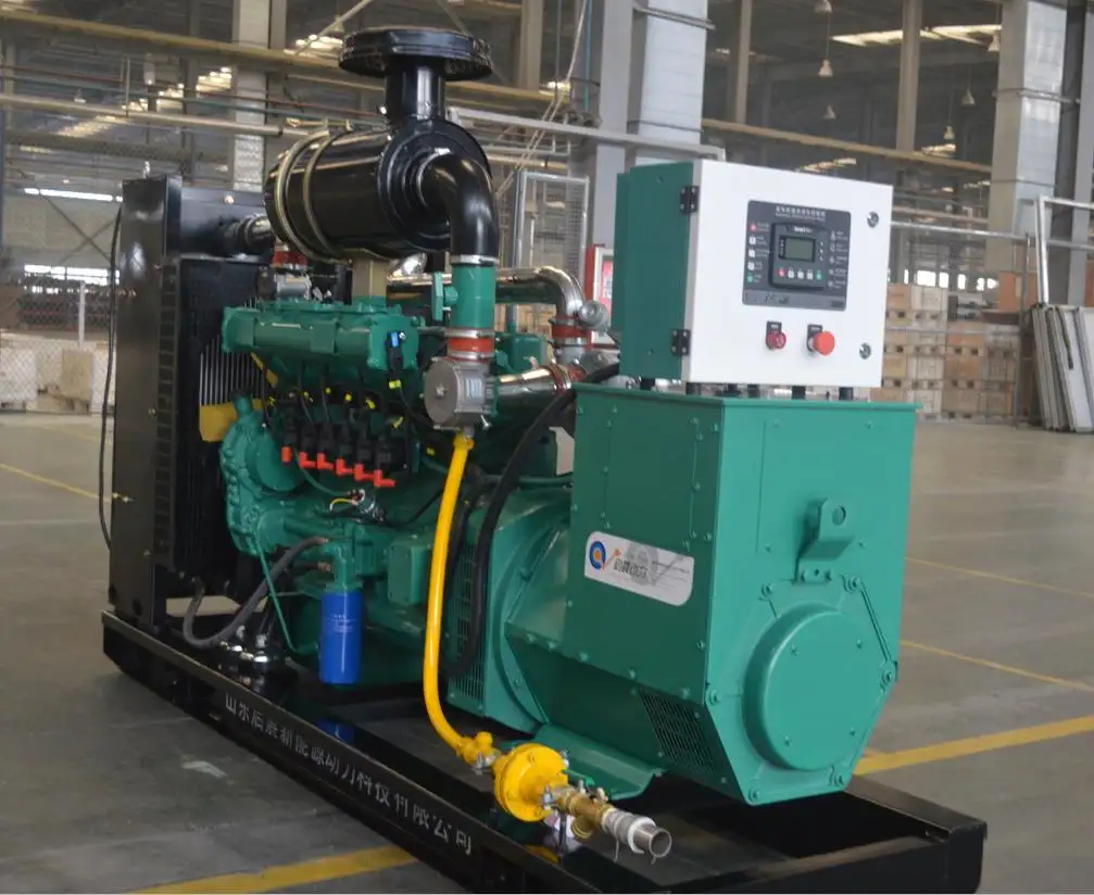 80kw 100kva CNG LNG Erdgas Generator Biogas Methan Generator mit cogeneration system