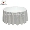 Hot Design embroidery table cloth banquet  white table cloth