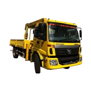 Foton Auman 6.3 Ton Flatbed Truck Mounted <strong>Crane</strong> - Product Image 1