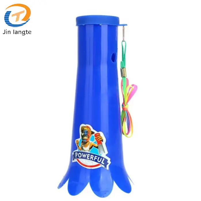 Mejor venta de fútbol bocinas de aire juguete vuvuzela de plástico cuerno