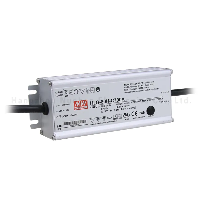 Mean Well HLG-60H-C350D 70W 350ma Constante Stroom Led Driver 70W Led Driver