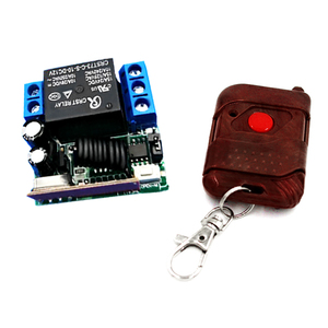 Mini interruptor de luz de Control remoto inalámbrico RF 10A salida de relé DC12V 1CH módulo receptor transmisor para voltaje máximo 12V/24V - Product Image 3