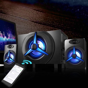 Subwoofer de Supergraves para cine en casa, sistema de altavoz para ordenador con función BT, 2,1