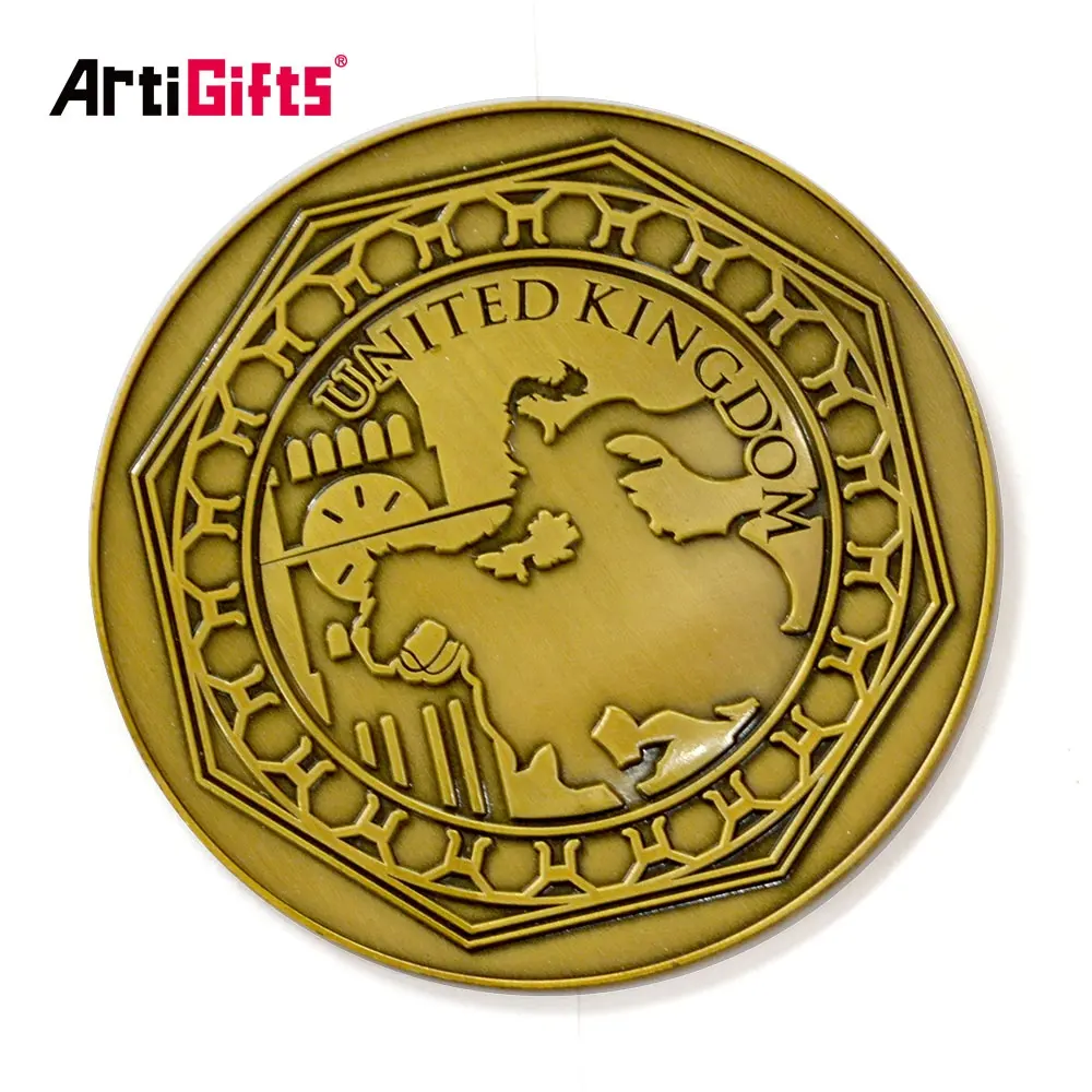 Commercio all'ingrosso di Bellezza Grande Paesi di Marca Antico Vecchio Souvenir Turistici Britannico Monete
