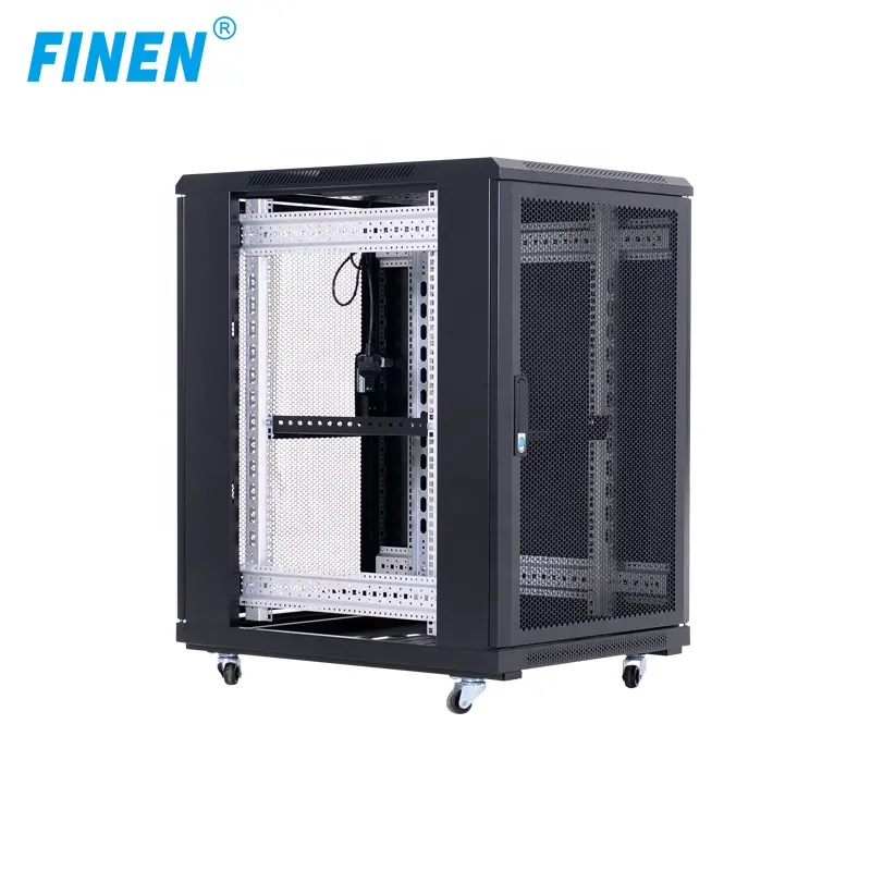 High Quality 19 inch Standard SPCC Nas Server case with meshed door for ventilation