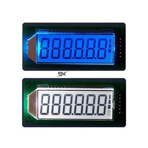 6 Digital 7 Segment 5V LCD-Modul Anzeige bildschirm Eingebauter HT1621-Controller mit Hintergrund beleuchtung