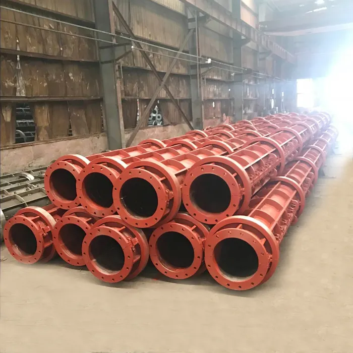 custom Precast reinforced concrete pile steel mold making