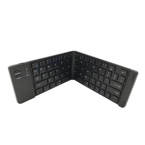 Oem turco francês azerty teclados qwerty mini portátil dobrável de alumínio para samsung telefone <span class=keywords><strong>android</strong></span> tv box