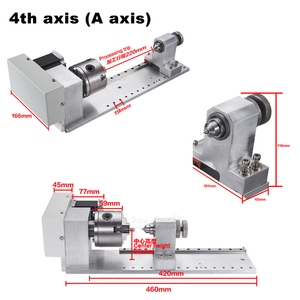 6040 CNC Router 2.2KW 3 eje 4 eje Industrial máquina de grabado con de la mano de la rueda del motor del husillo de puerto paralelo mach3 control - Product Image 6