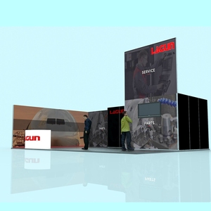 下载 3 面开放式设计影院 4D 展台 3D 模型 Sketchup - Product Image 3