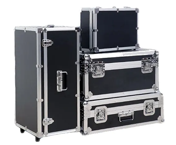Herramienta de aluminio con bloqueo personalizado Carry Hardware Flight Foam Cases con cajón para equipo