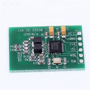 13.56MHz RFID מודול כרטיס סופר קורא מודול <span class=keywords><strong>I2C</strong></span> ממשק IC כרטיס RF חיישן מודול קטן במיוחד RC522