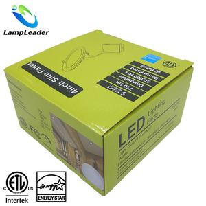 Çin fabrika ETL Intertek CRI> 80 ince gömme ışık fit 4 inç 9W yuvarlak ultra ince led gömme ışıklı saksı tavan PANEL AYDINLATMA - Product Image 5