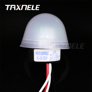 Como 20 impermeable sensor de luz automático de retardo interruptor inteligente de la luz de calle controlador de interruptor ajustable foto de sensor