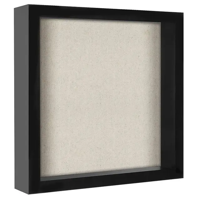 Fabricante profissional oem cubo preto profundo sombra caixa quadros atacado 12x12
