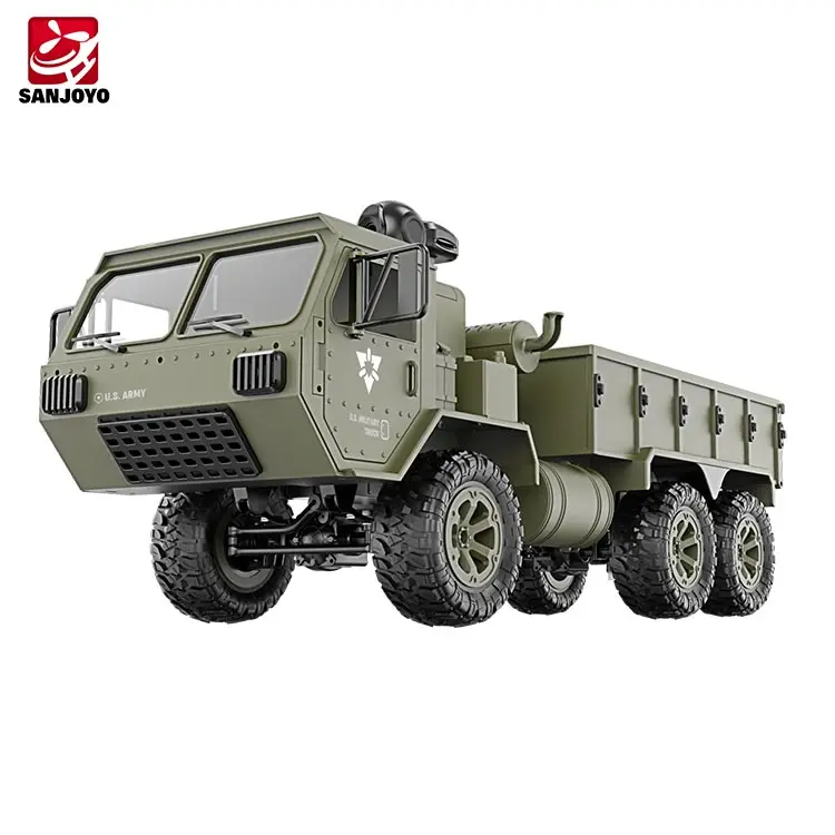 FY004 1:16 di Telecomando Camion Militare 6 Ruote Motrici Off-Road RC Auto Pick-Up Truck Car RTR Giocattolo per bambini