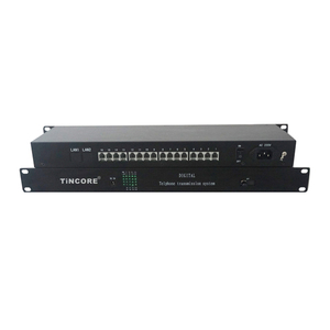 16-canale Telefono PCM Multiplexer RJ11 a fibra ottica media converter - Product Image 1