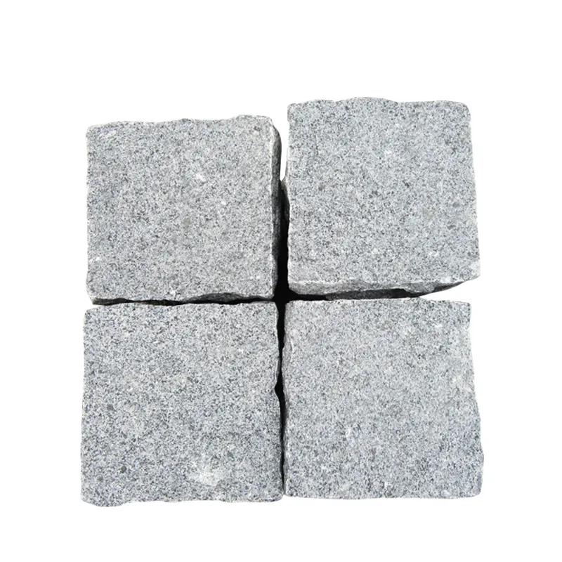 Pavimento barato G654 Padang, granito gris oscuro, venta al por mayor, piedra de pavimentación, superficie Natural