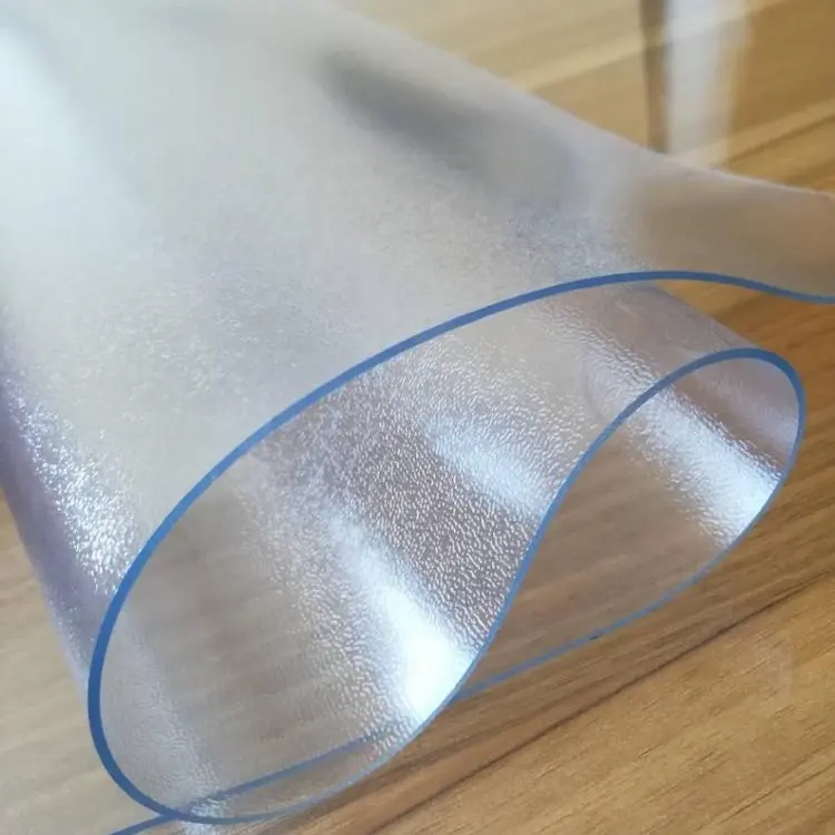 Suporte de plástico transparente para emobss, capa de 1mm 1.5mm 2mm 3mm para estante de roupa de vinil flexível e plástico, cobertura para mesa