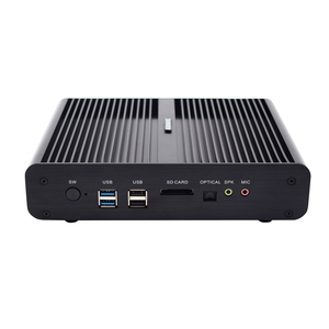 Dual LAN 2 Ethernet Fanless Mini PC Computer Core I7 I5 I3 12v Win10 Linux HTPC per uso industriale con noi & CN spine nuovi" - Product Image 4