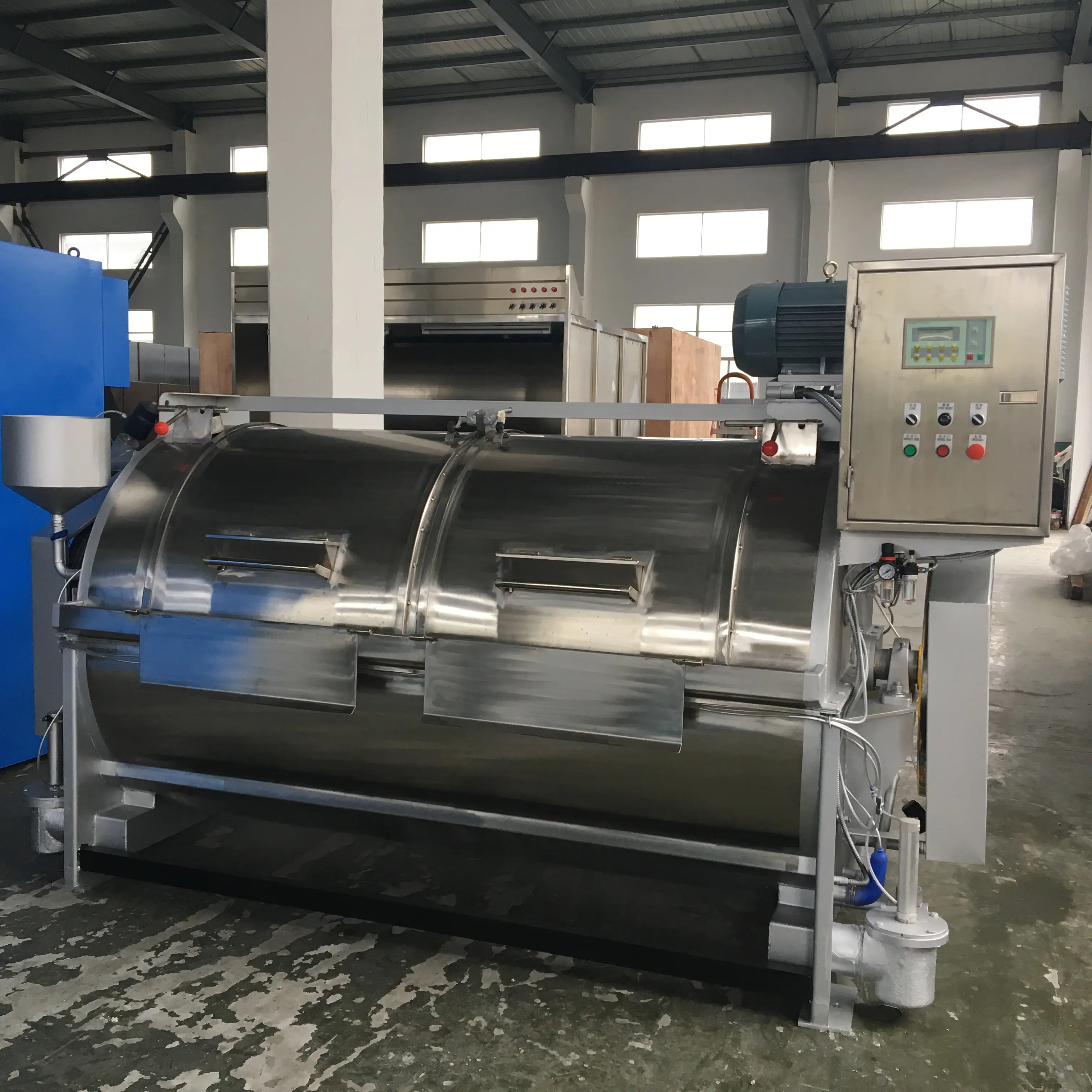 Industrial Used Garment Dyeing Machine With Serpentine Pipes