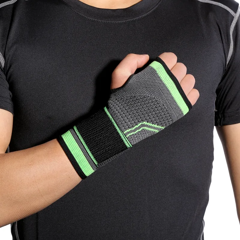 Envoltórios para pulso com apoio para o pulso, cinta protetora para levantamento de peso, treinamento de força, para pulso
