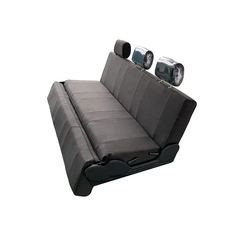 Asientos de furgoneta y camas con cubierta de tela, sofá de caravana, asiento de banco