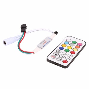 Беспроводной Радиочастотный пиксельный RGB светодиодный контроллер SP103E, цифровой адресный контроллер светодиодной ленты для WS2812 WS2811 SK6812 RGBW APA102 - Product Image 3