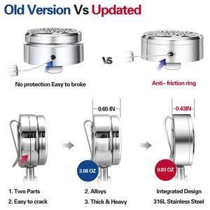 Tùy chỉnh thép không gỉ có thể thu vào huy hiệu Reel/ID thẻ có thể thu vào chủ huy hiệu - Product Image 3