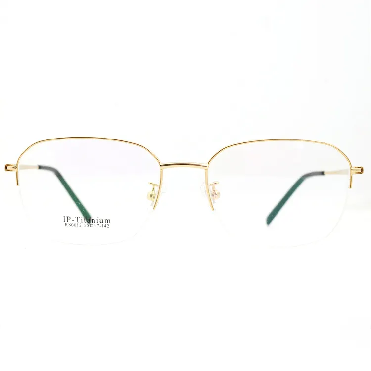 Wholesale Comfortable Nose Pad Titanium Unisex Optical Eyeglasses Frame in Stock für Reading Glasses High Standard CE Vintage