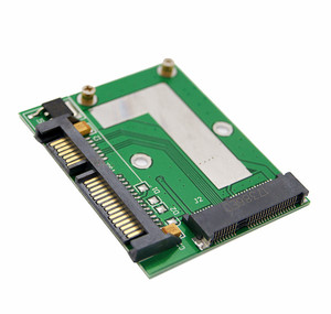 <strong>Half</strong> Height MSATA 5cm <strong>Mini</strong> Pcie SSD to 2.5 Inch Interface SATA3 Riser Card - Product Image 2
