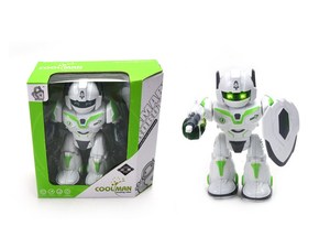 Army Robot <strong>Toy</strong> with 360-Degree Spin Action,Gun,Rocket,Sounds,Lights,Bump-and-Go Function-Lightweight Manual Accessory <strong>Install</strong> - Product Image 4