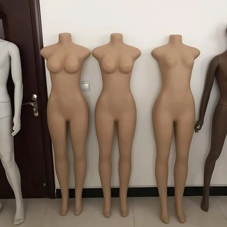 Mannequin brésilien en plastique sans tête de grande taille buste et hanche mannequin féminin