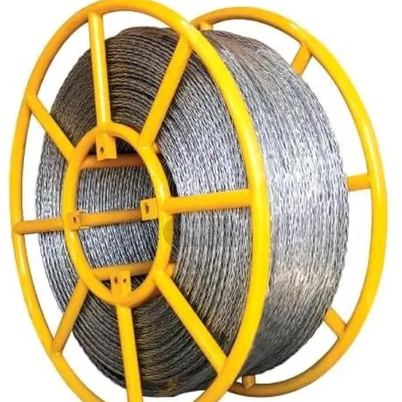 Chinesische wettbewerbs preis Verzinktem Stahl draht seil Anti-verdrehen geflochtenen kabel