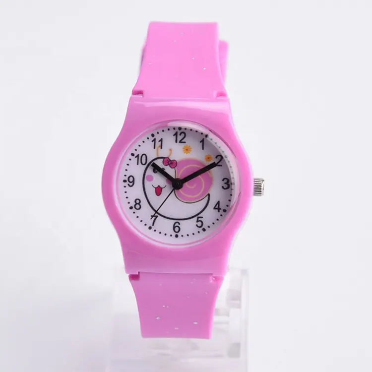 Mini silicone watch for kids with slap strap DWG-R0117