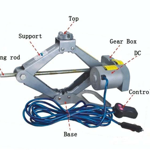 Q-HY-132H elektrikli araba krikosu 12 V ve Manuel Anahtarı (GS, CE, EMC, E-MARK, PAHS, ROHS sertifikası) - Product Image 1